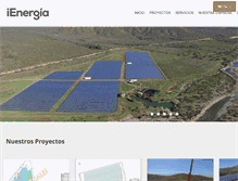 Tablet Screenshot of ienergia.cl